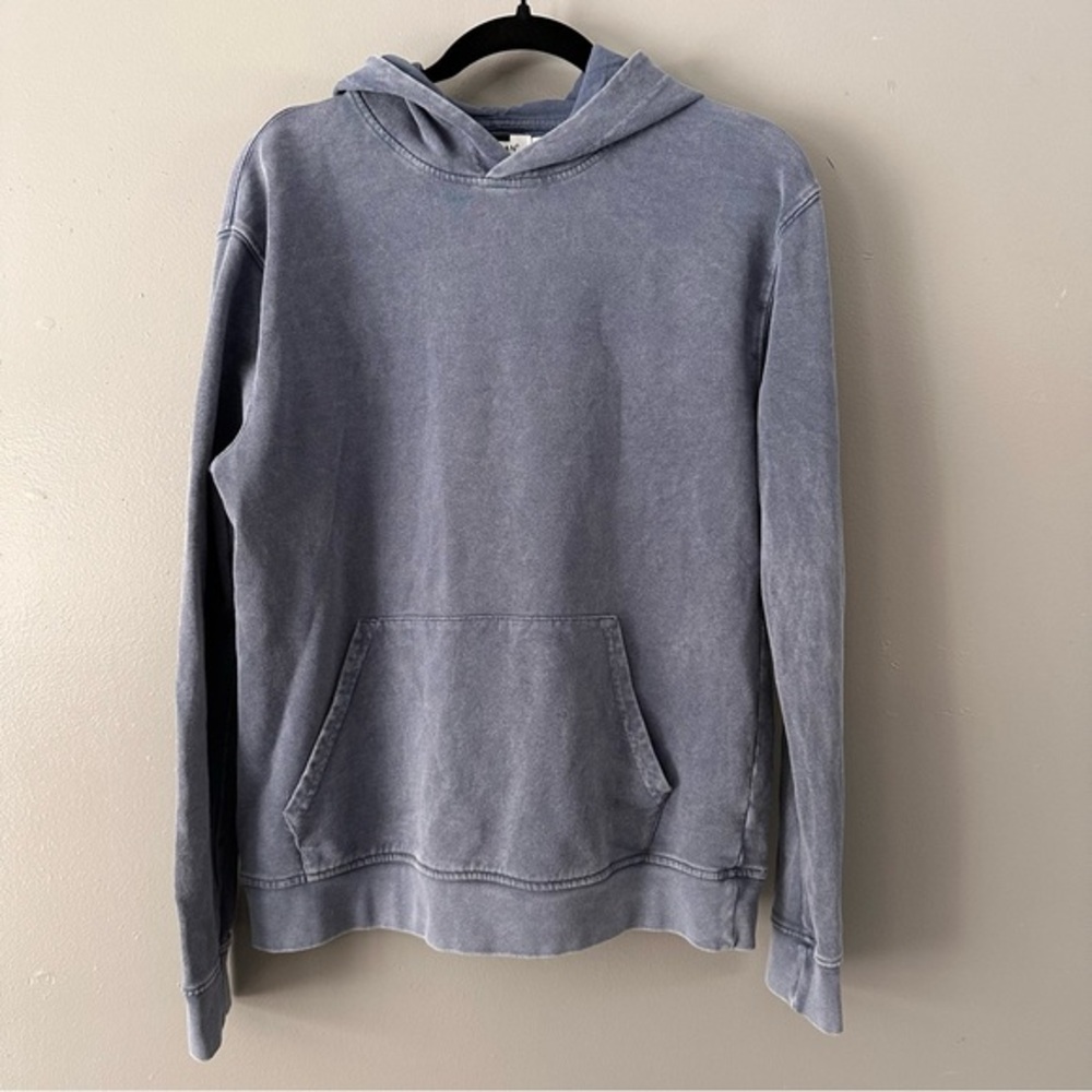 Topman‎ Distressed Hoodie | Distressed Blue